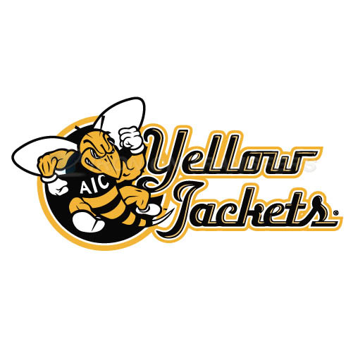 AIC Yellow Jackets 2009-Pres Alternate Logo3 T-shirts Iron On Tr - Click Image to Close